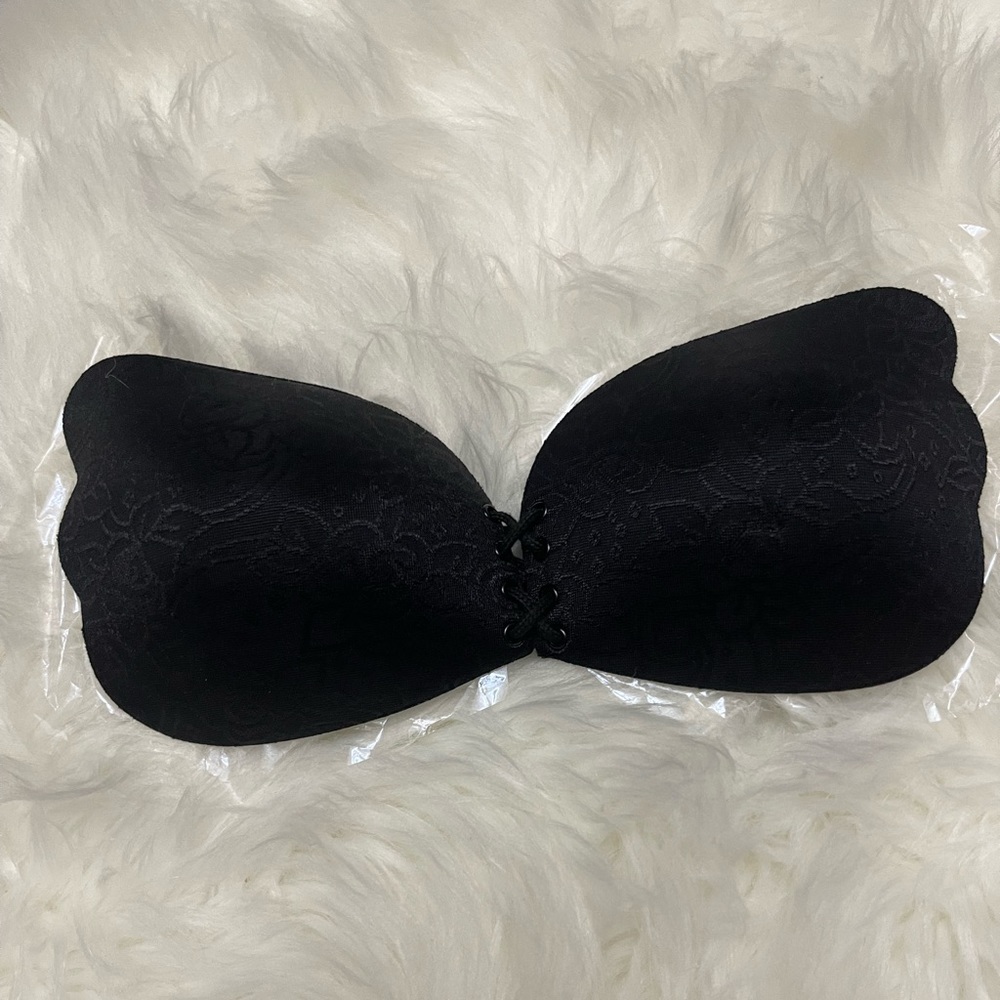Lace Up Self Adhesive Bra